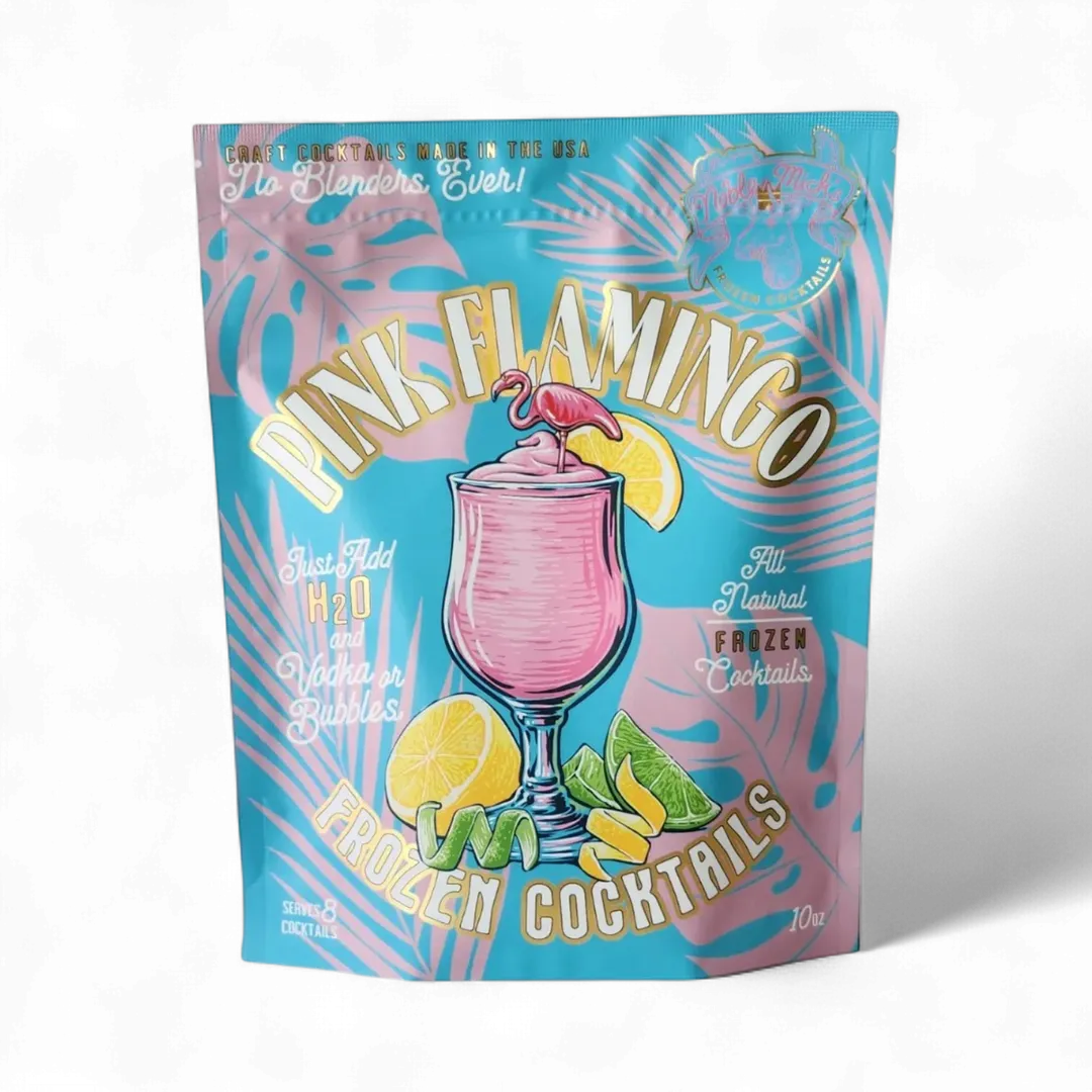 Pink Flamingo Frozen Cocktail -Just add Water + Prosecco