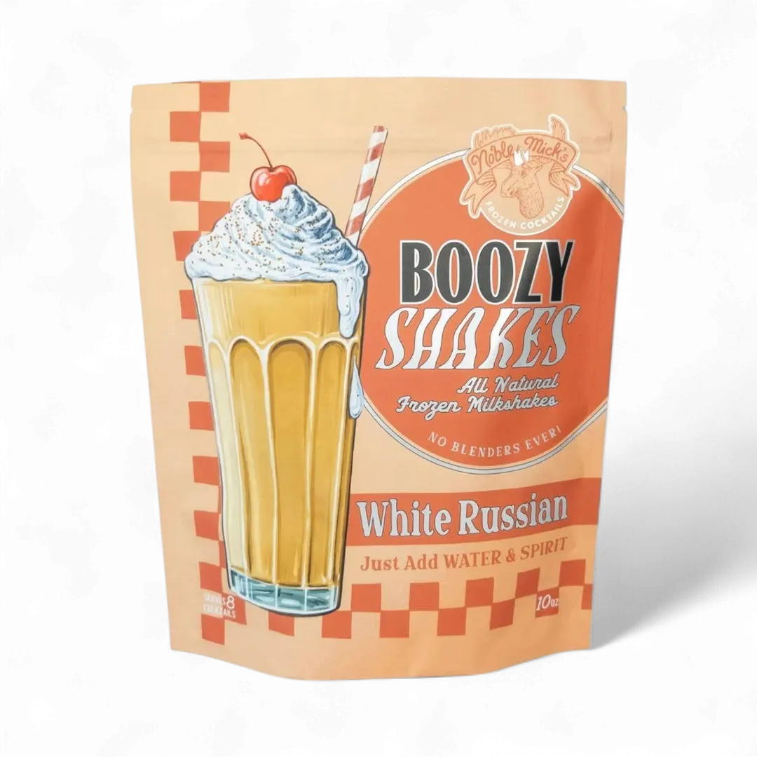 White Russian Boozy Shakes Mix -Just add Water + Vodka