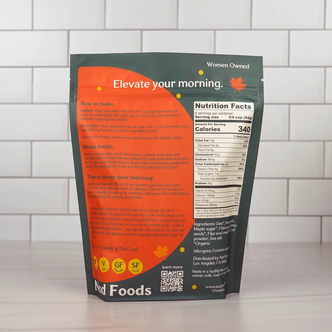 Maple Protein Oats