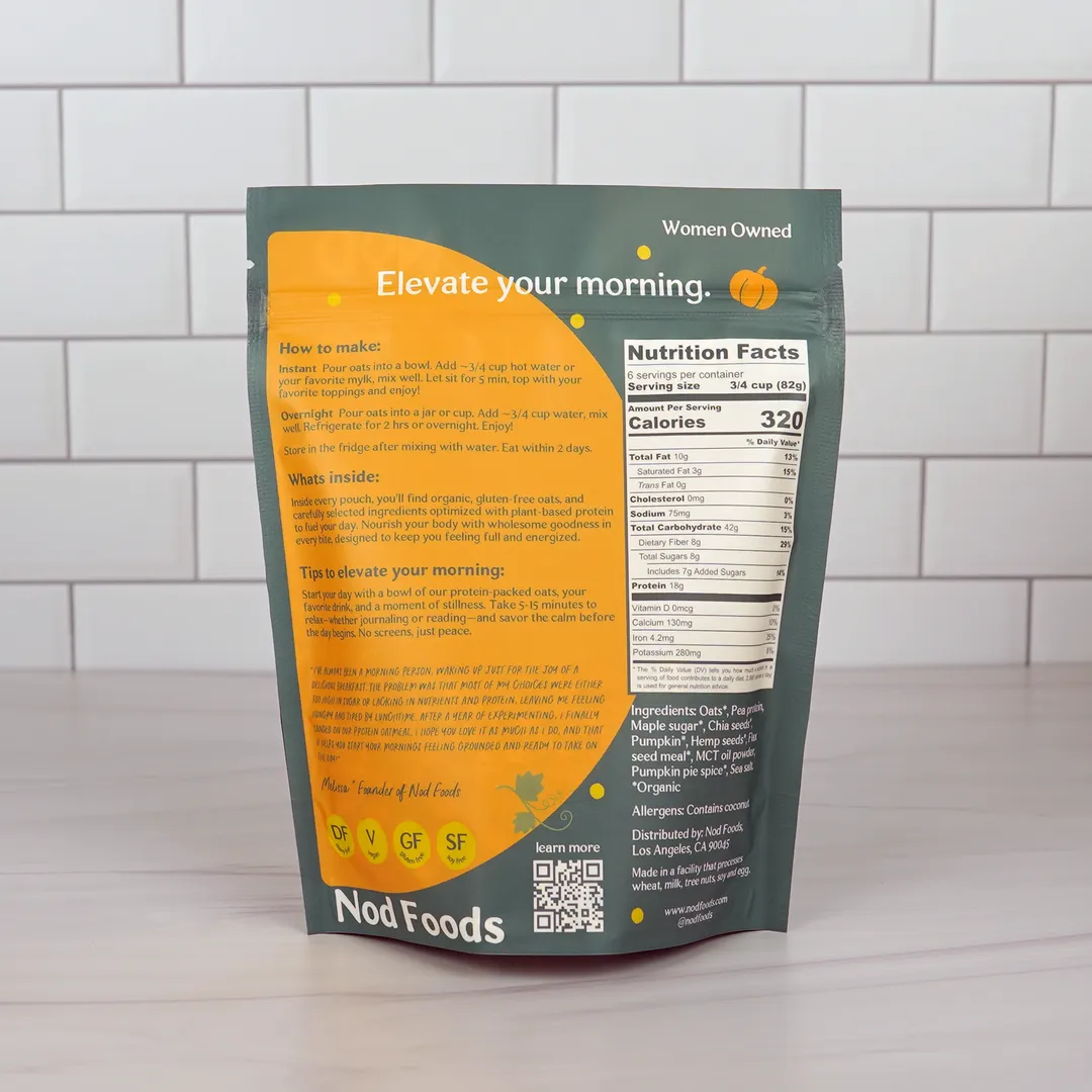 Pumpkin Spice Protein Oats (seasonal)