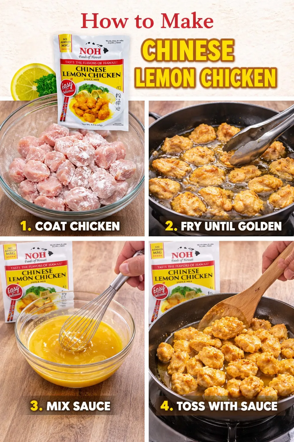 Chinese Lemon Chicken Seasoning Mix