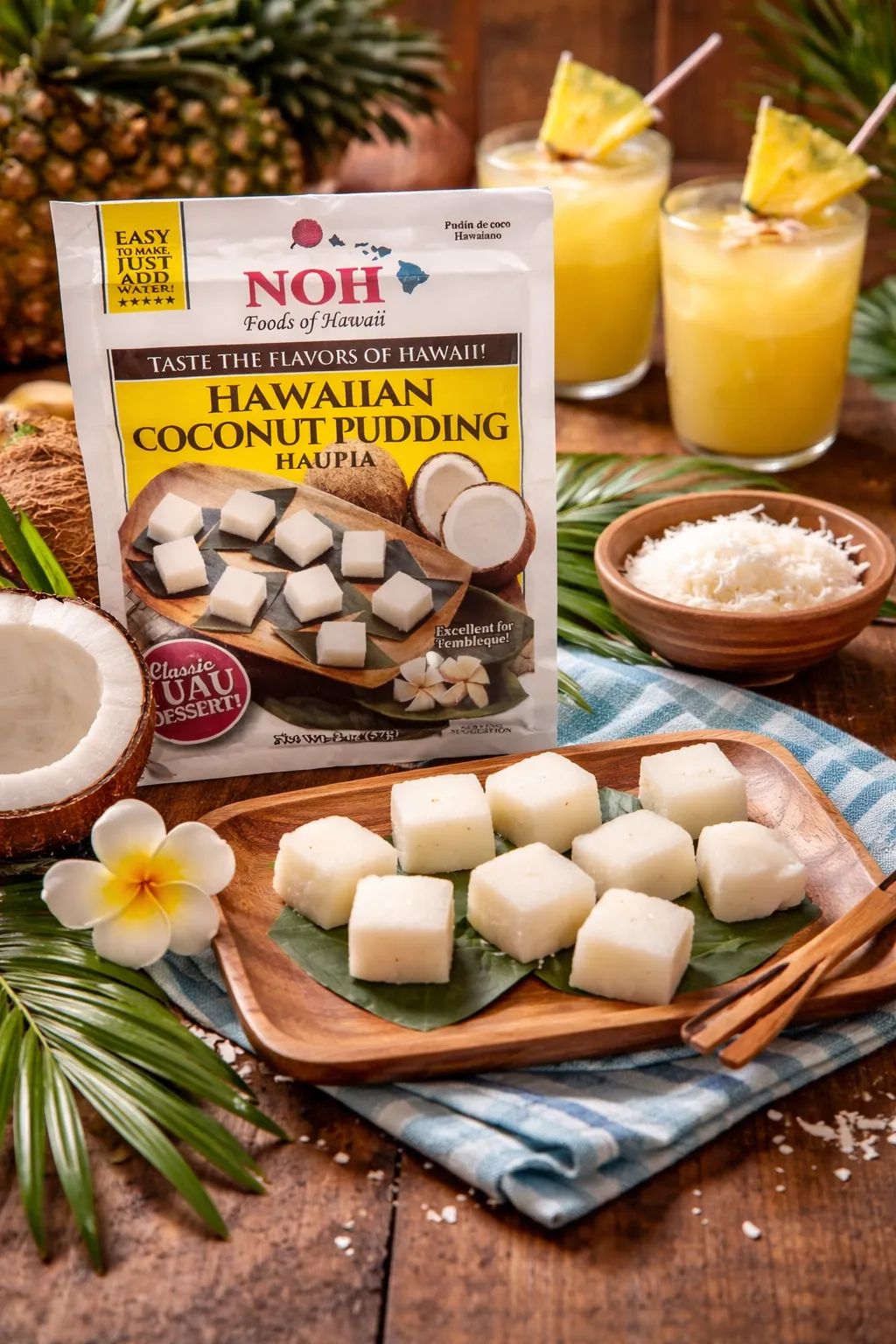 Hawaiian Coconut Pudding (Haupia) Mix