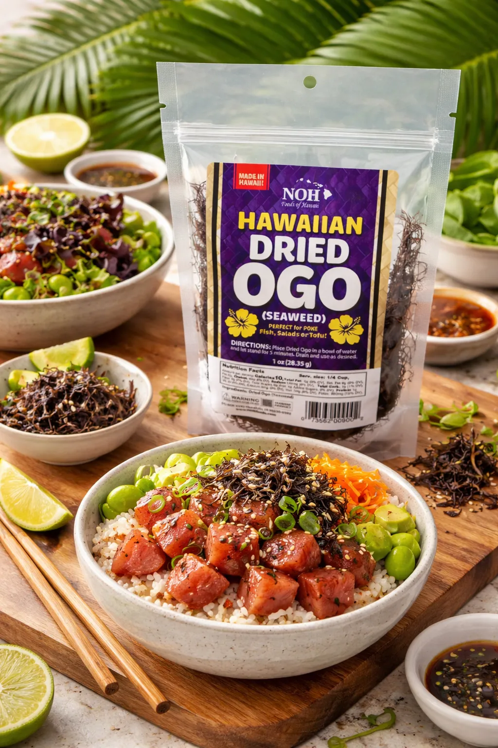Hawaiian Dried Ogo (Seaweed)
