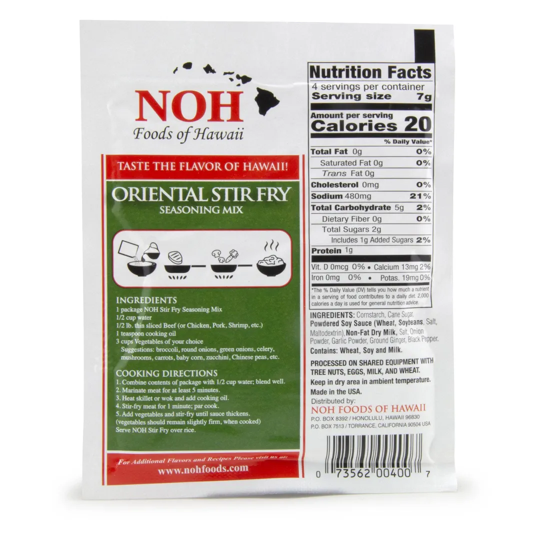 Oriental Stir Fry Seasoning Mix