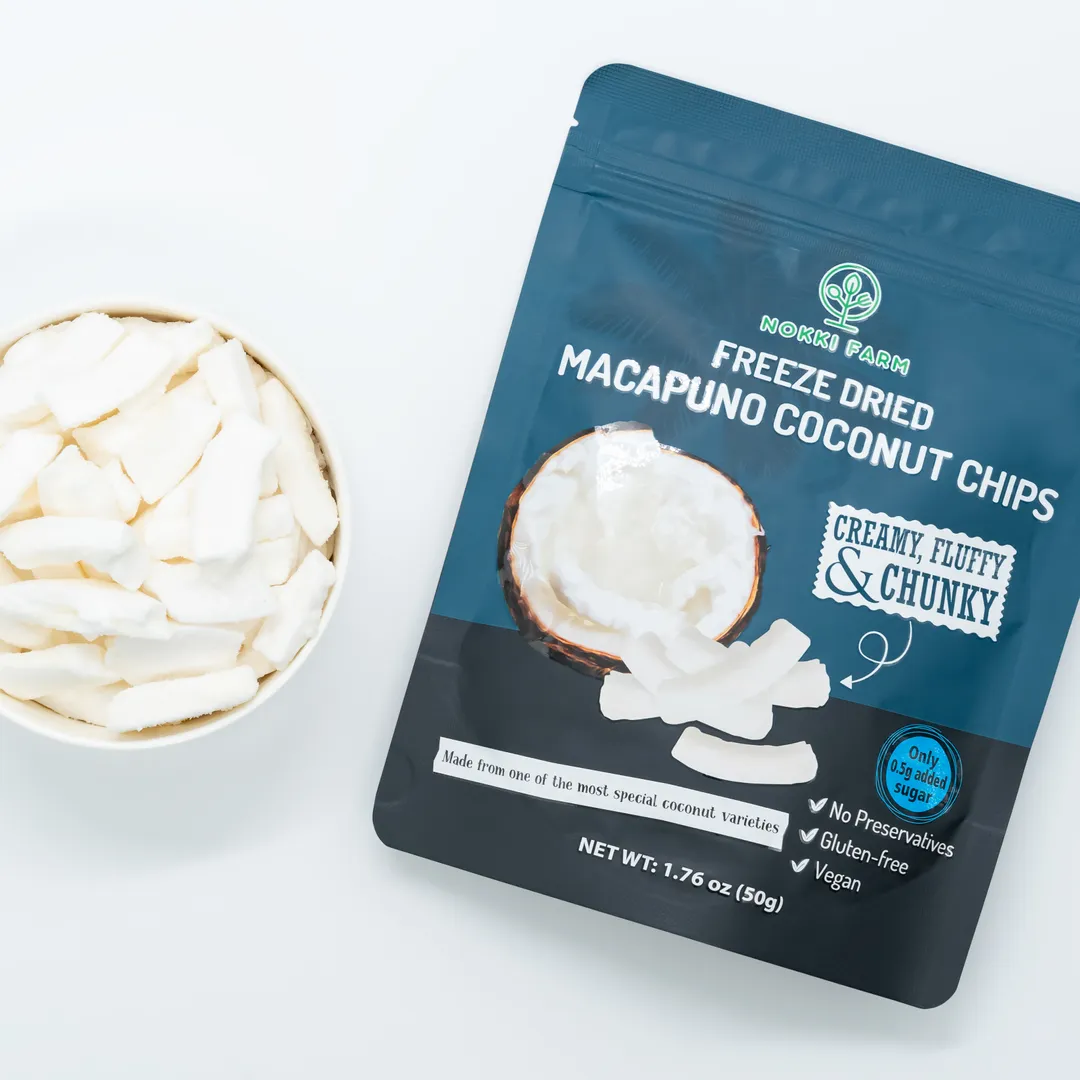 Freeze-dried Macapuno Coconut Chips (50g)