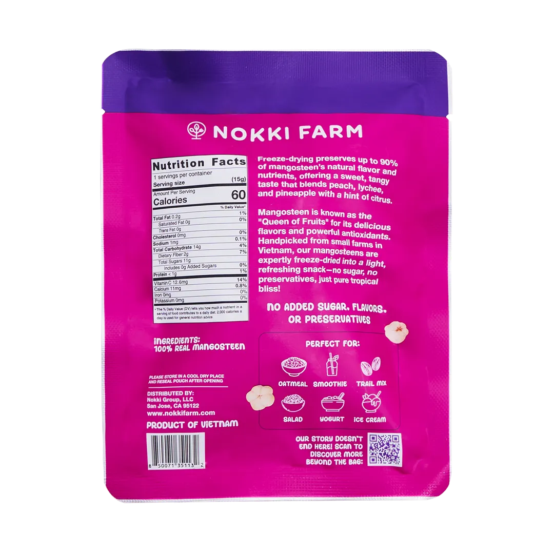 Small Freeze Dried Mangosteen (15g)
