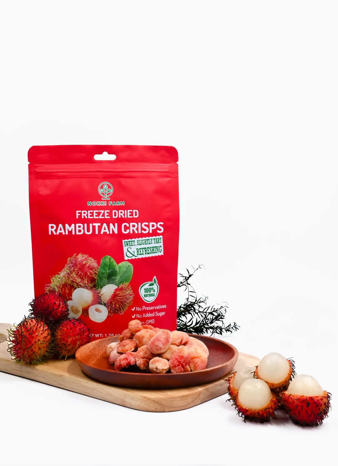 Freeze-dried Rambutan Crisps (50g)