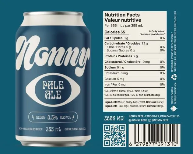 Nonny NA Pale Ale – 6x4pk case
