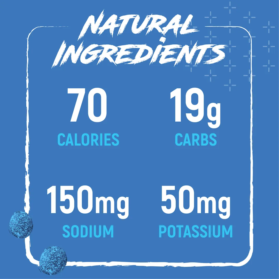 Blue Raspberry Blast Sour Energy Chews