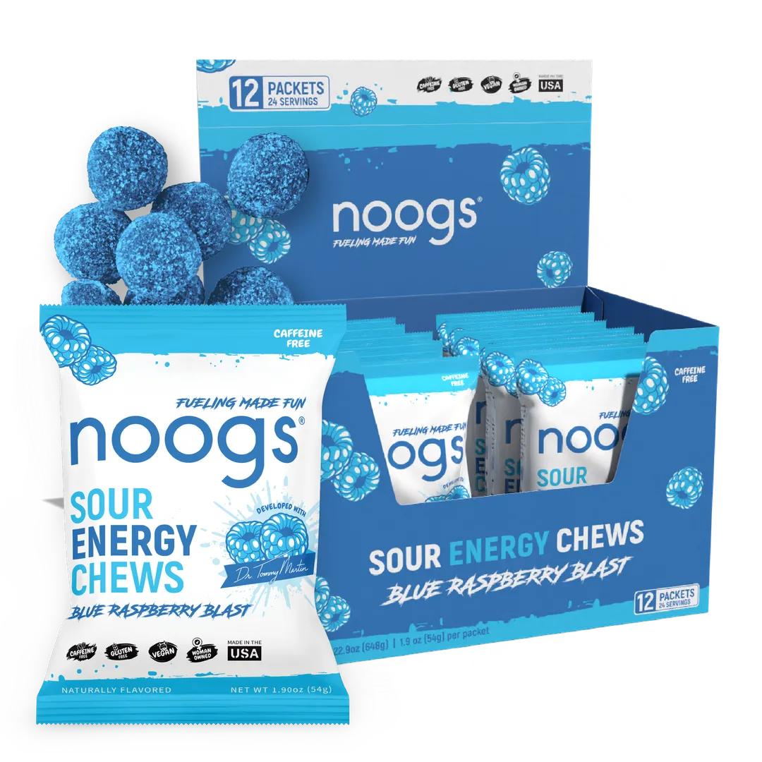Blue Raspberry Blast Sour Energy Chews