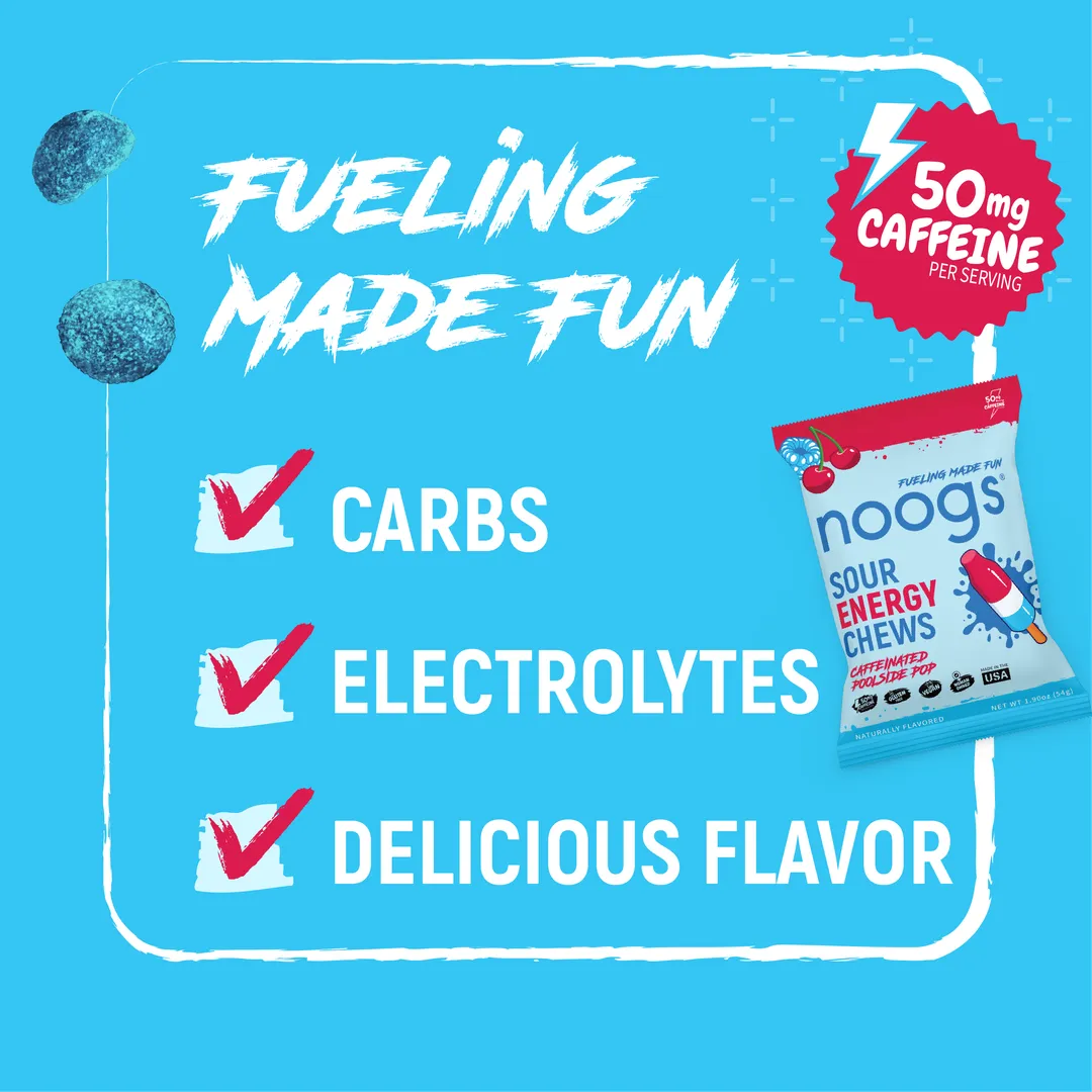 Caffeinated Poolside Pop Sour Energy Chews