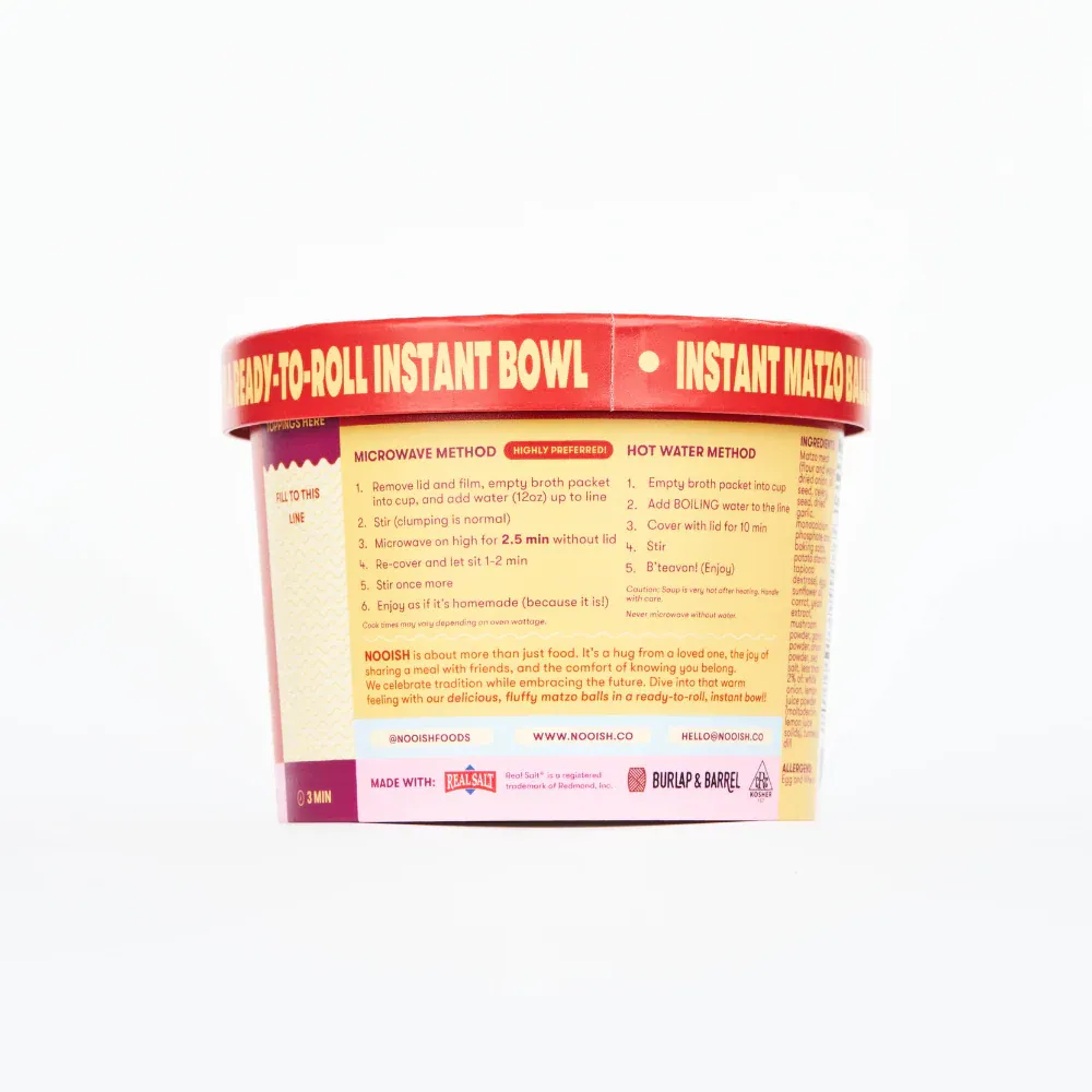 NOOISH Instant Matzo Ball Soup