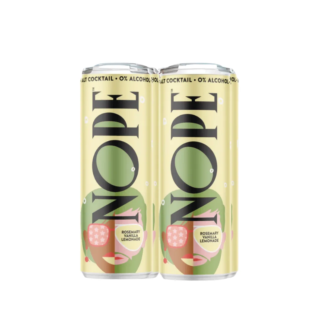 NOPE Beverages Rosemary Vanilla Lemonade