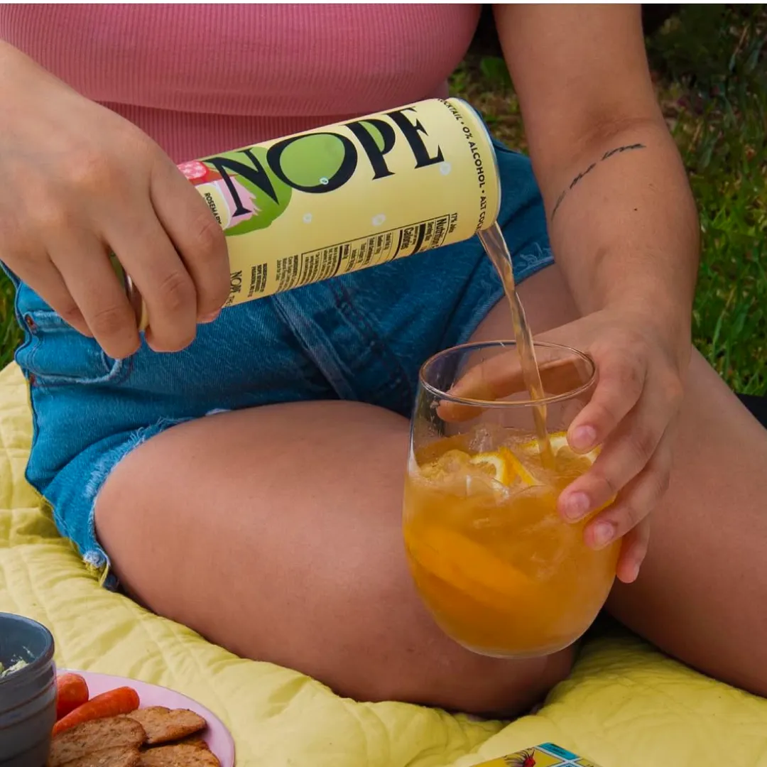 NOPE Beverages Rosemary Vanilla Lemonade