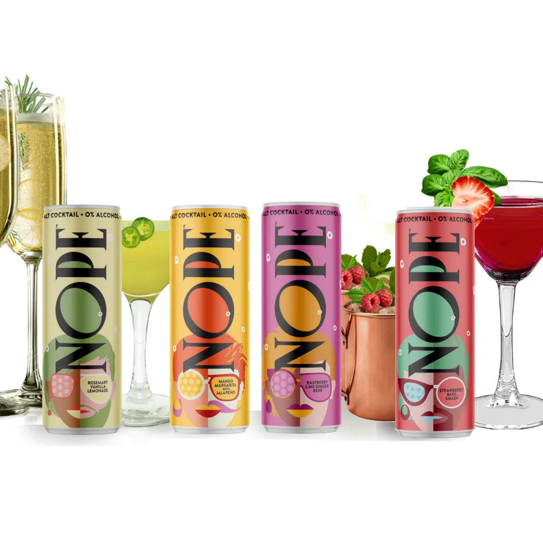 NOPE Beverages Rosemary Vanilla Lemonade