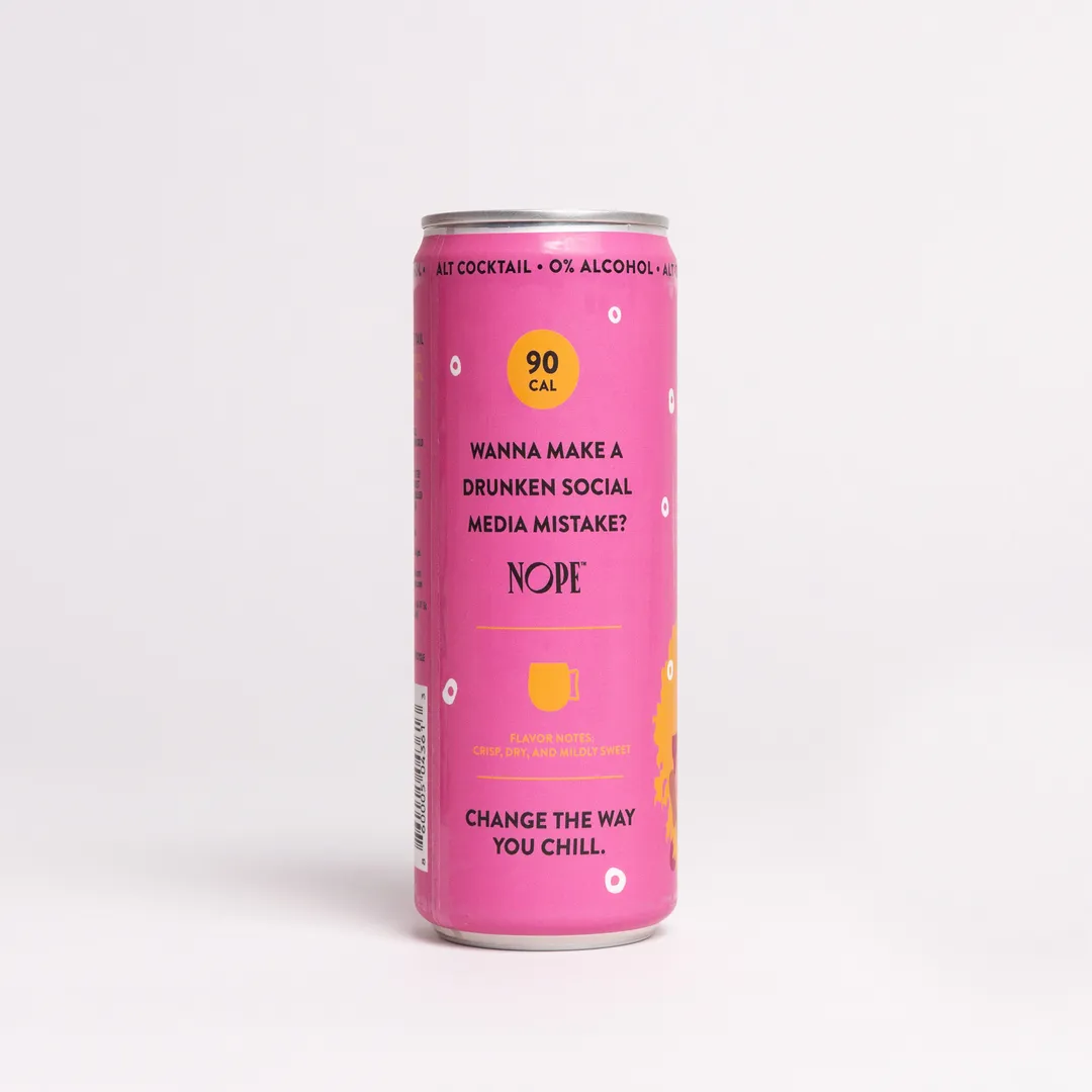NOPE Beverages Raspberry Lime Ginger Beer