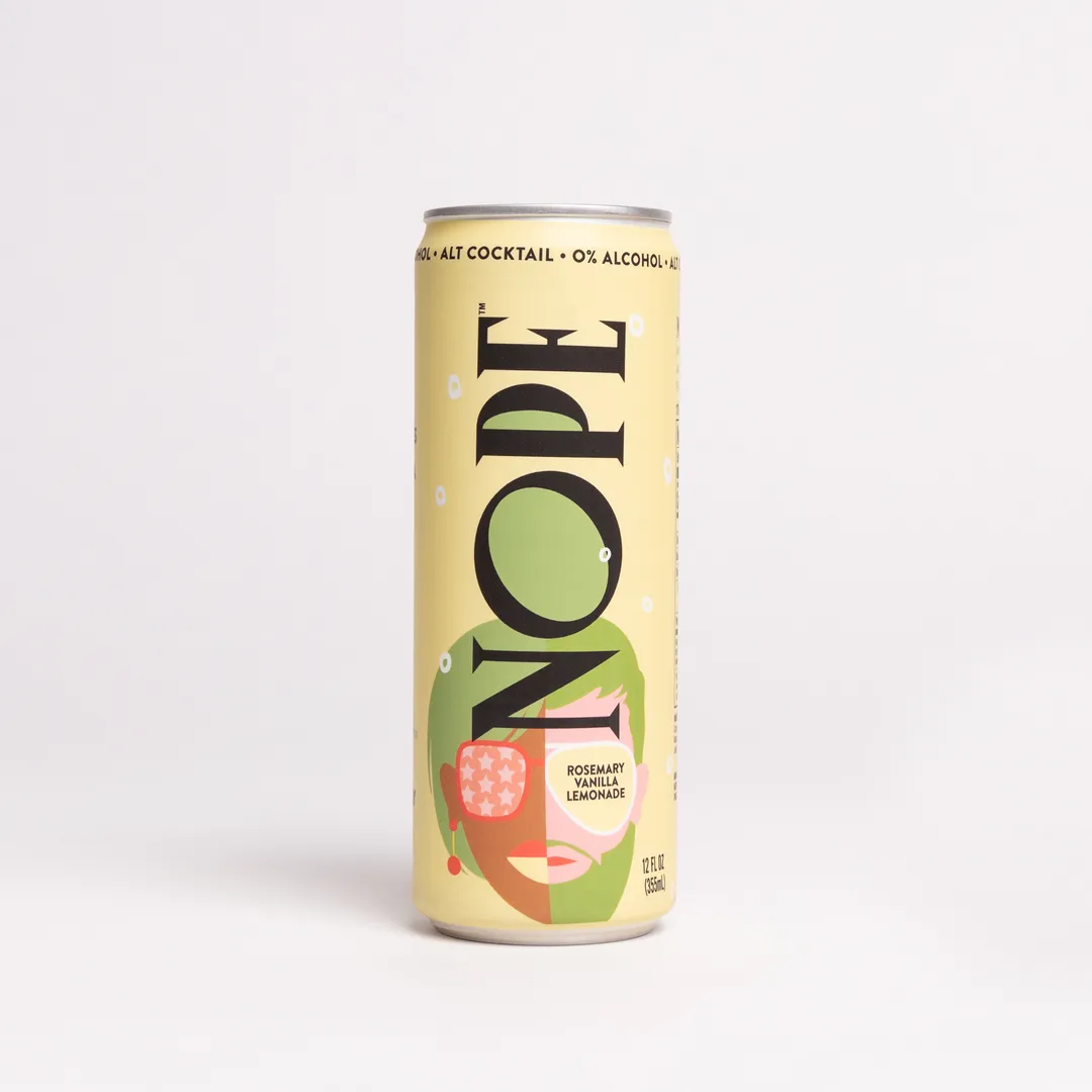 NOPE Beverages Rosemary Vanilla Lemonade