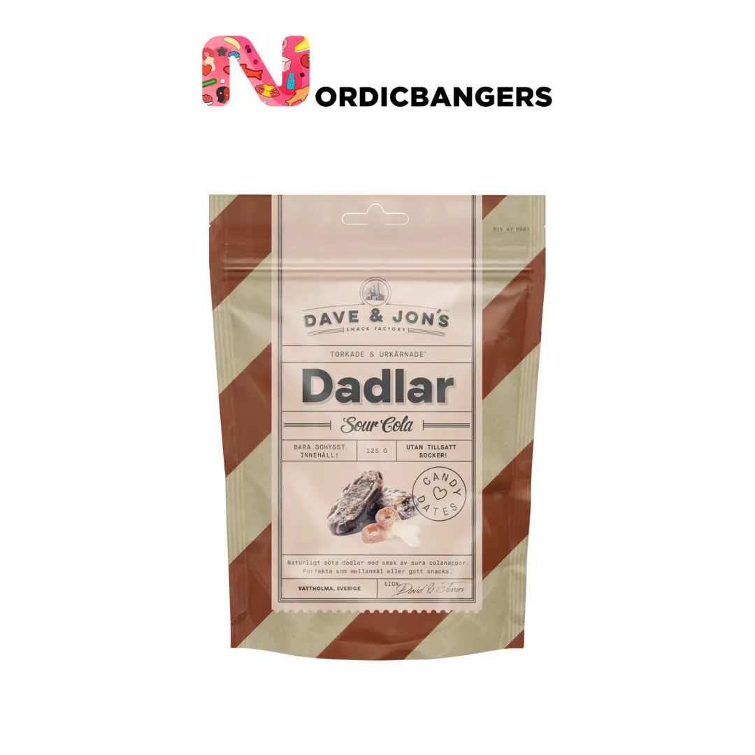 Swedish Snacks - Dave & Jon's Dates Sour Cola