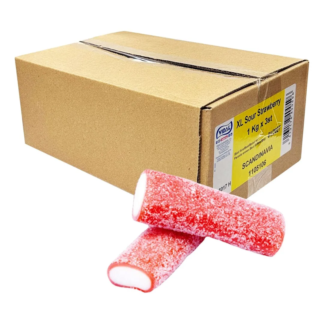 Swedish Candy - Vidal XL Sour Strawberry