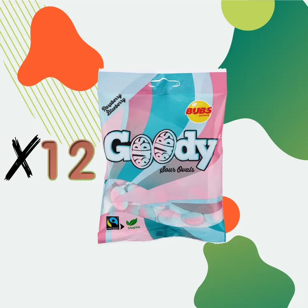 Swedish Candy - Bubs Goody Raspberry/Blueberry variant