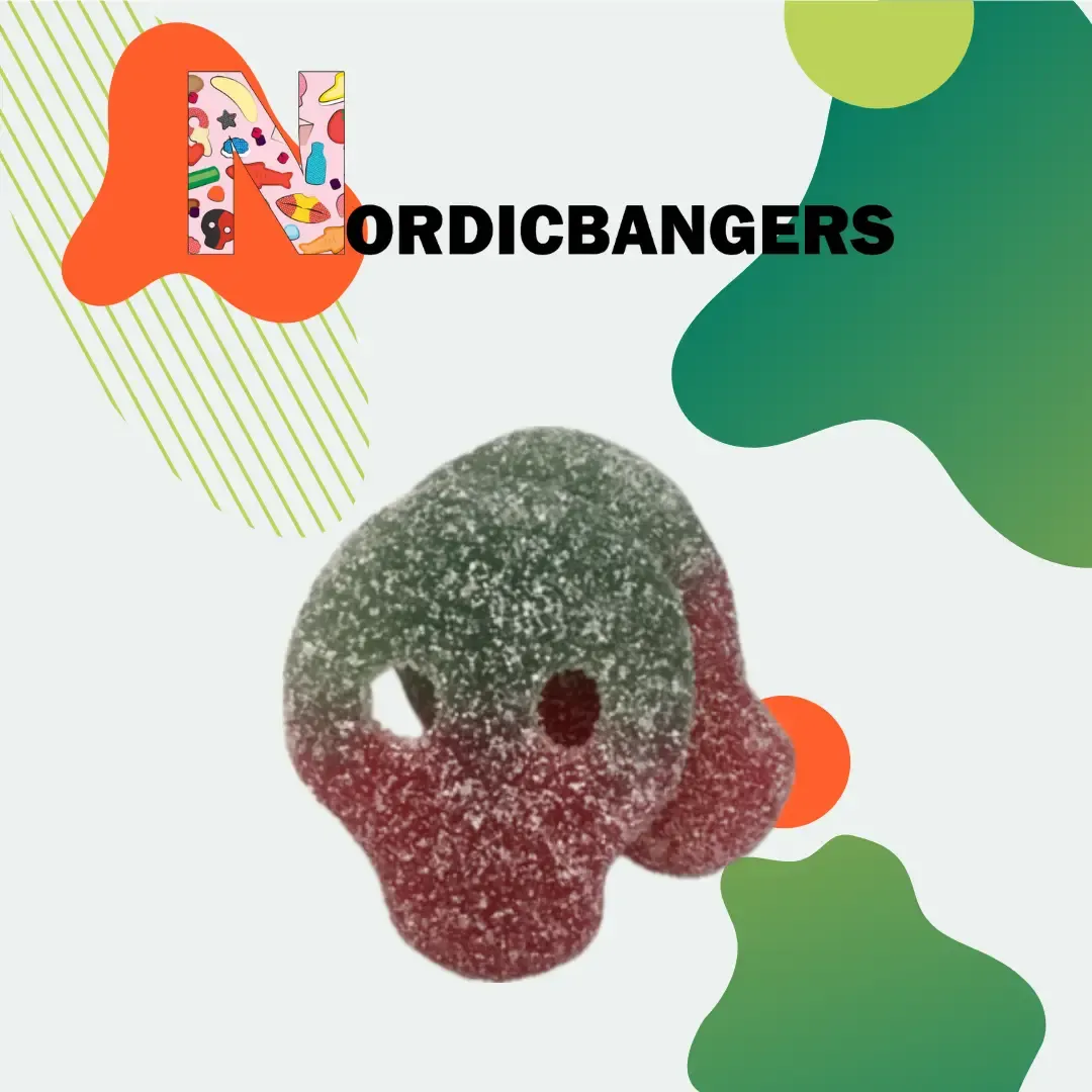 Swedish candy - Veggie sour melonskull