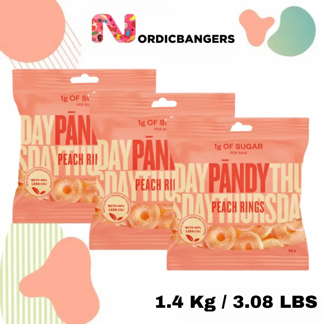 Swedish Candy - Pändy Peach Rings variant