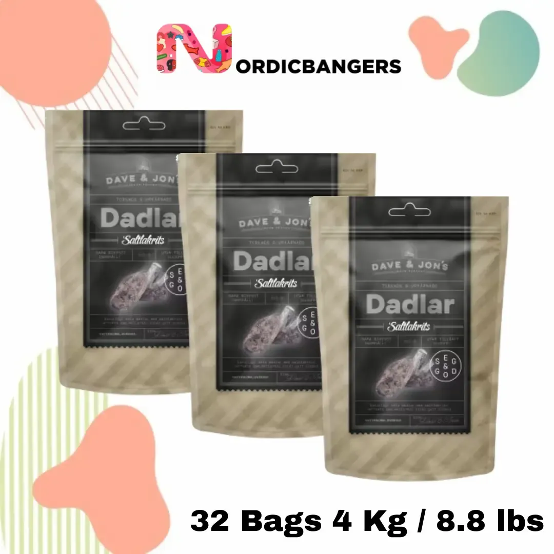 Swedish Snacks - Dave & Jon's Dates Salted Licorice variant