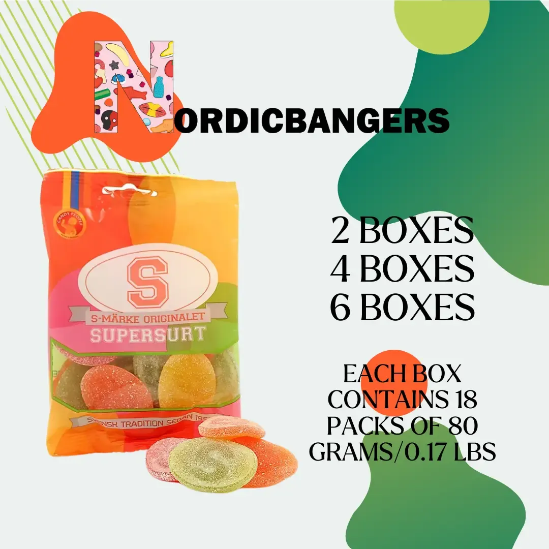 Swedish Candy - S-mark Super Sour variant