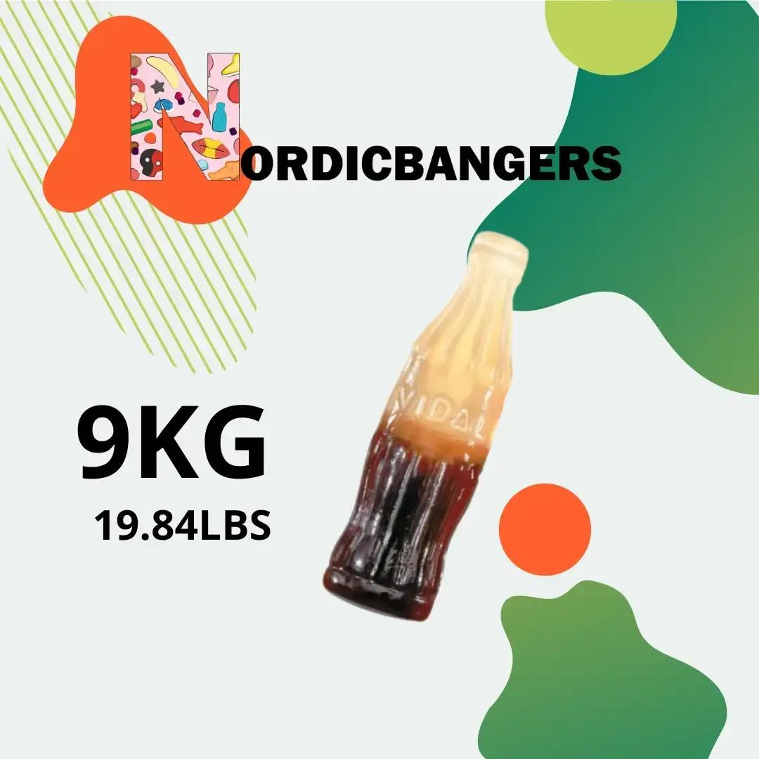 Swedish Candy - Vidal XL Cola Bottles variant