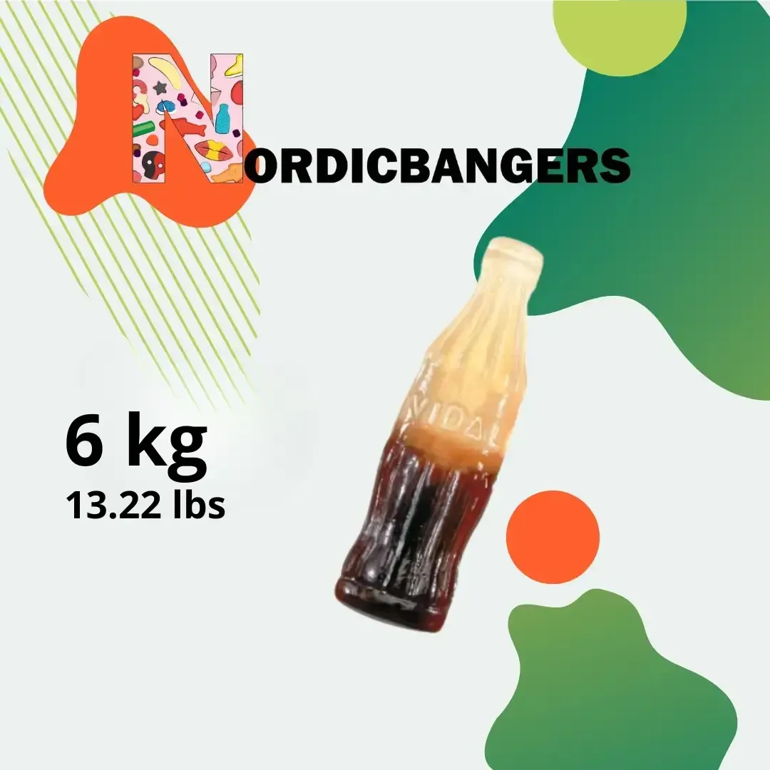Swedish Candy - Vidal XL Cola Bottles variant