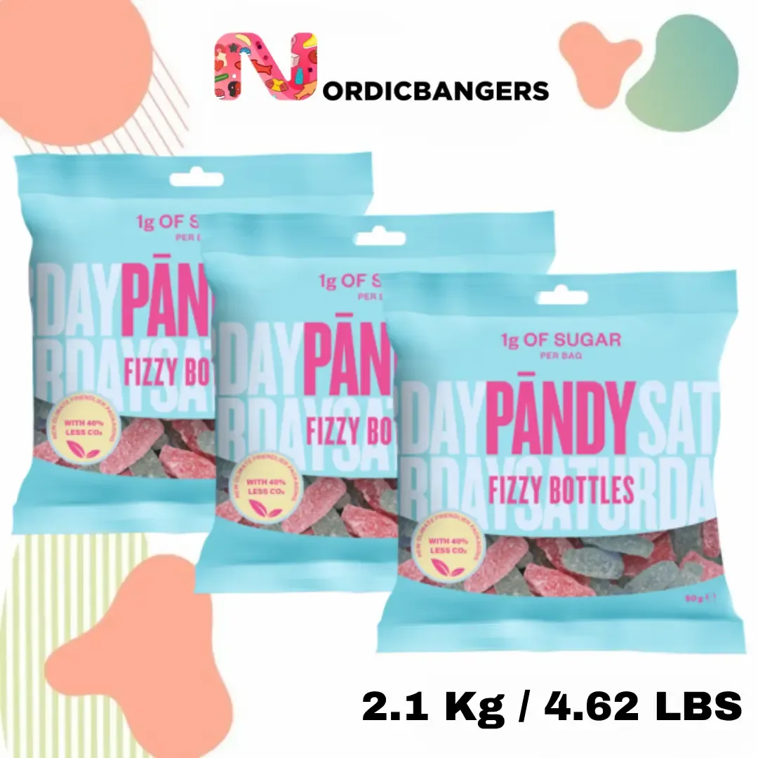 Swedish Candy - Pändy Fizzy Bottles variant