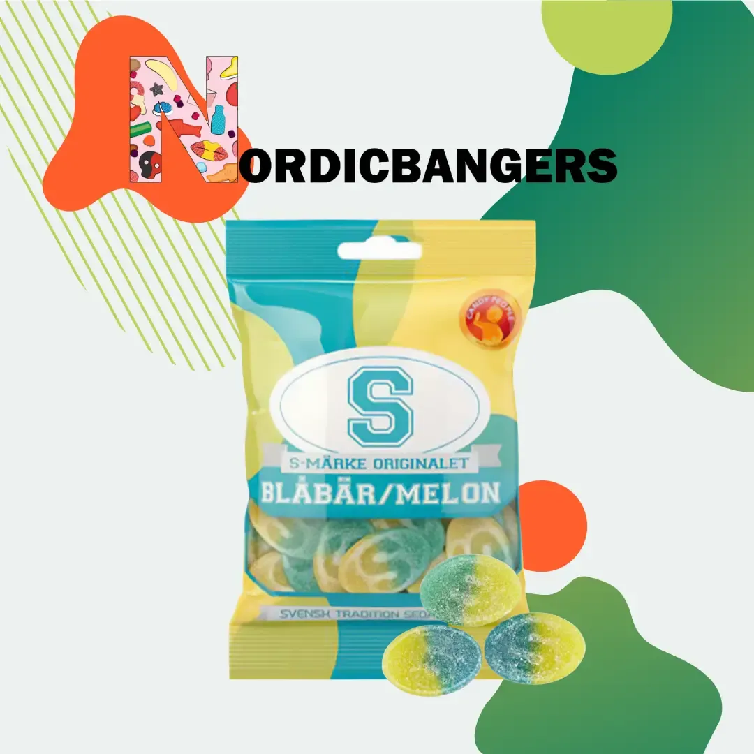 Swedish Candy - S-Marks Blueberry & Melon