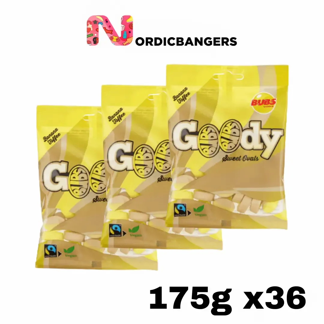 Swedish Candy - Bubs Banana 175g Bags variant