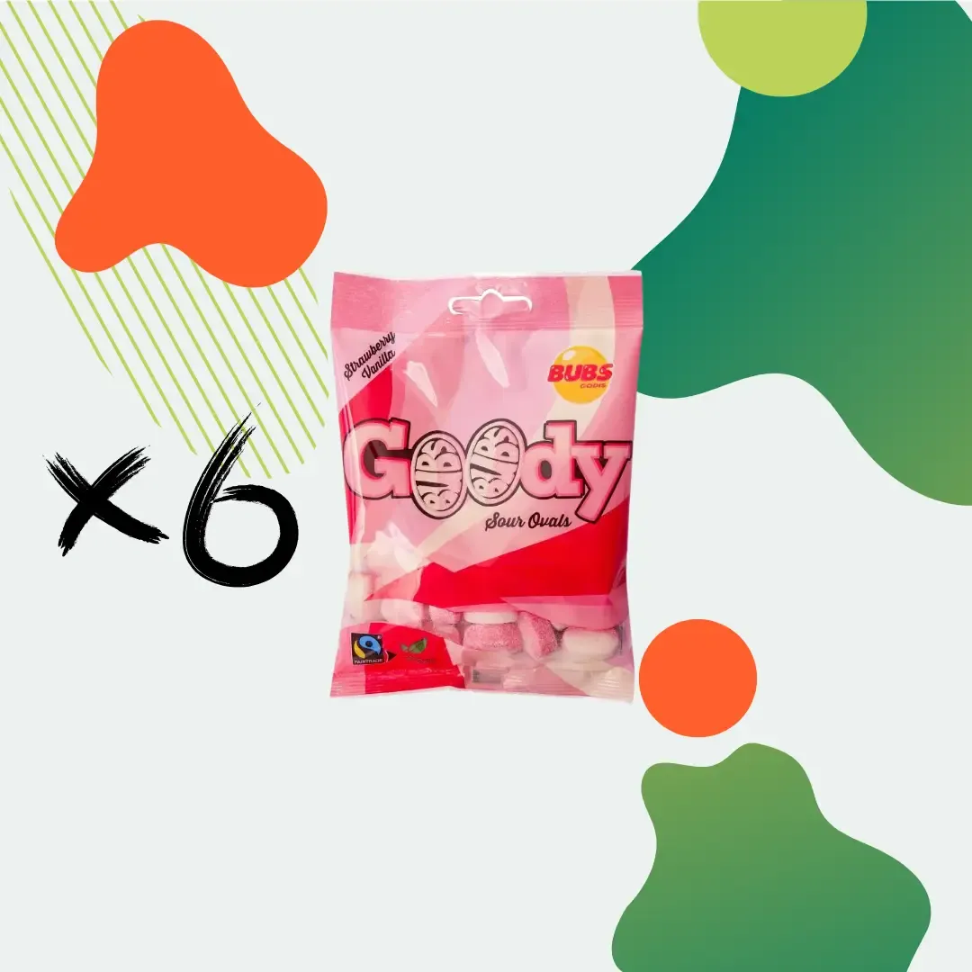 Swedish Candy - Bubs Strawberry/Vanilla Goodie variant