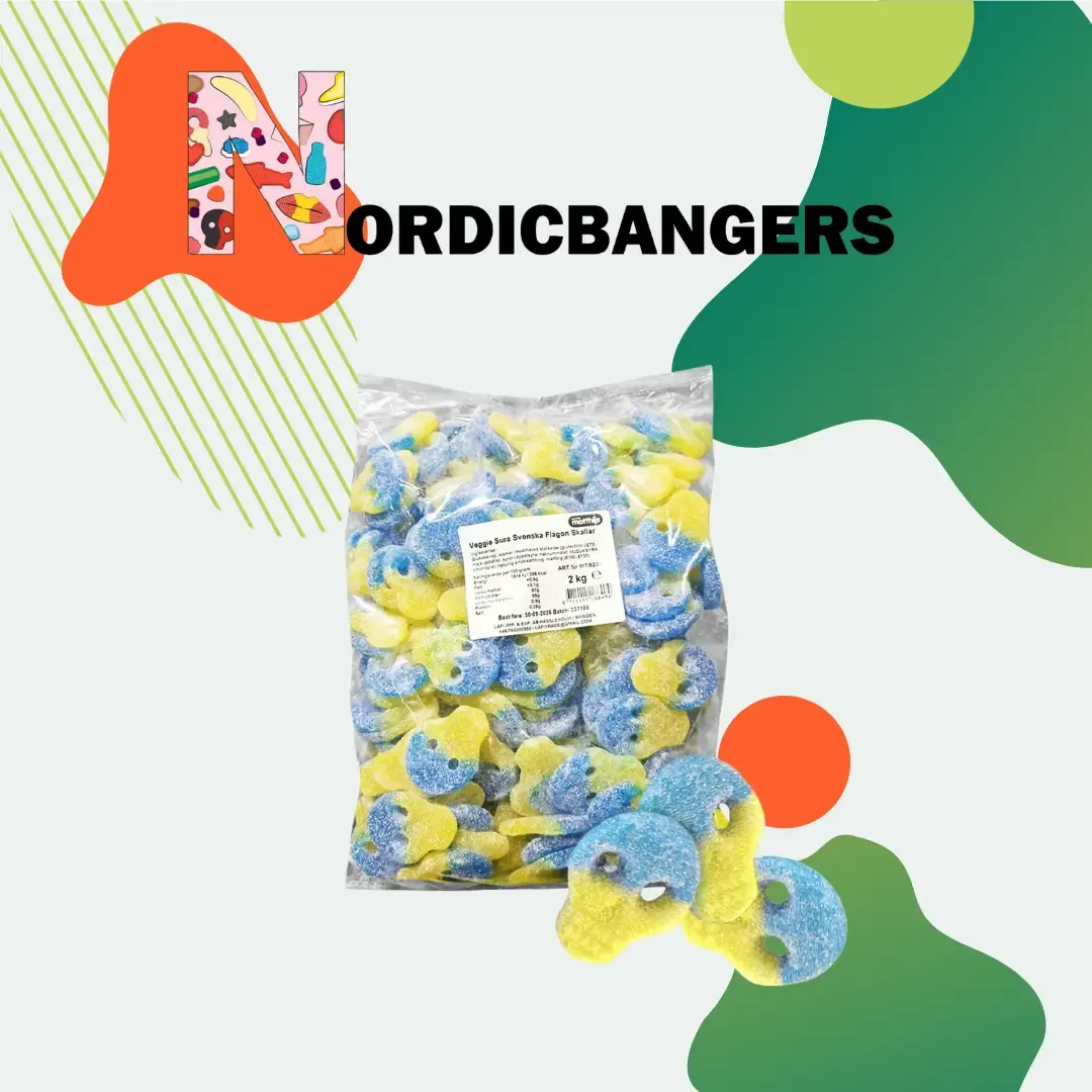 Swedish candy - Swedish sour skull