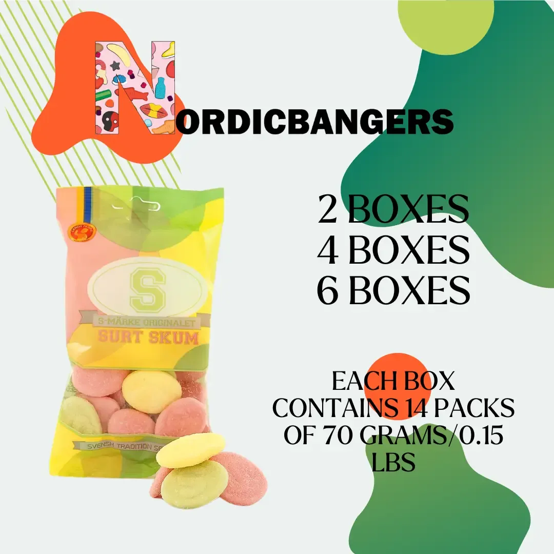 Swedish Candy - S-Marks sour foam variant