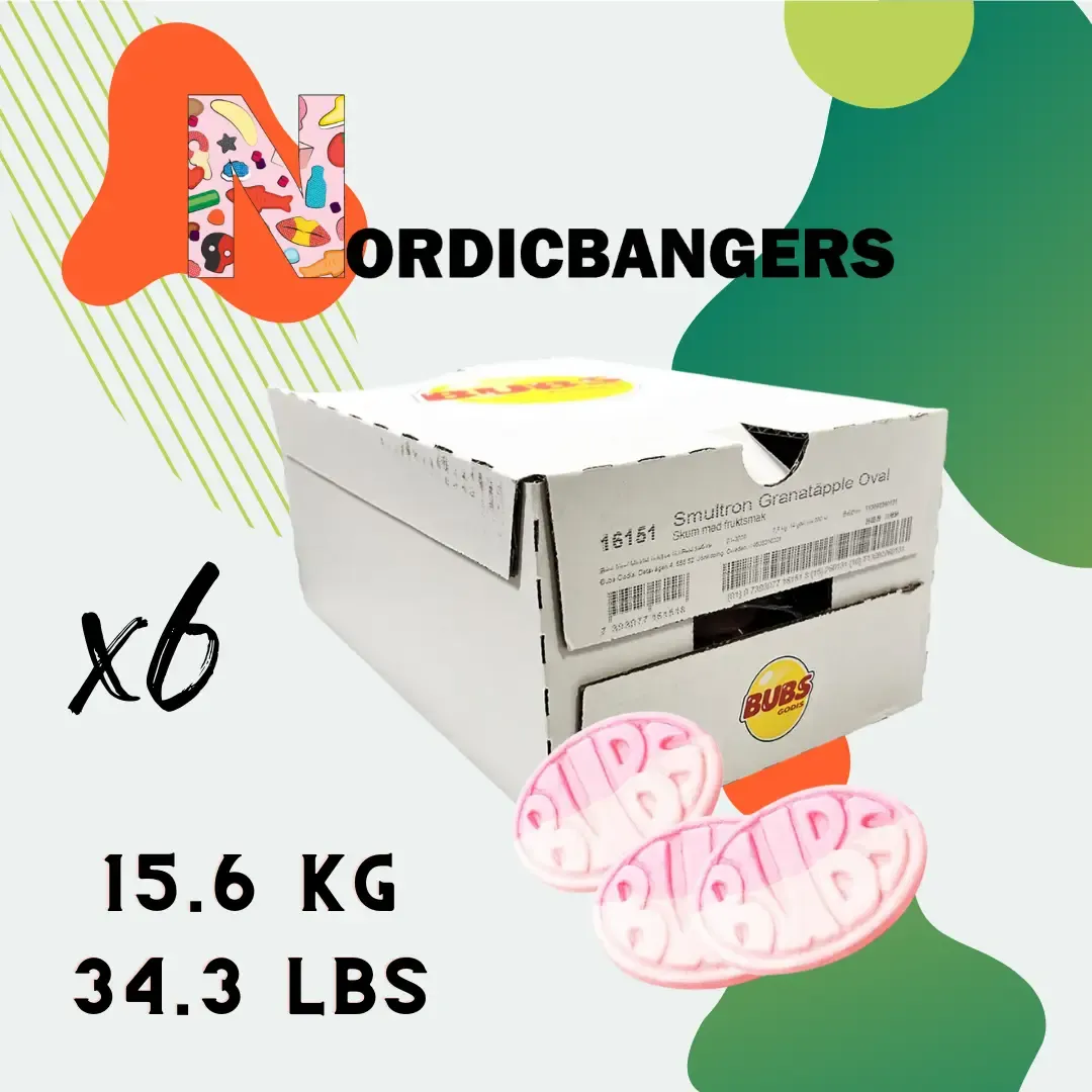 Swedish Candy - Bubs Wild Strawberry/Pomegranate variant