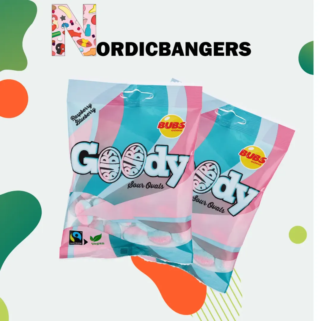 Swedish Candy - Bubs Goody Raspberry/Blueberry
