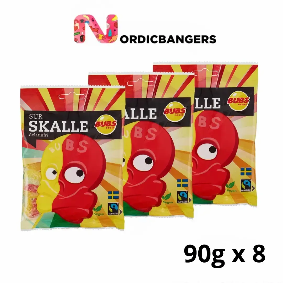 Svenskt godis - Goody Sour Skulls variant