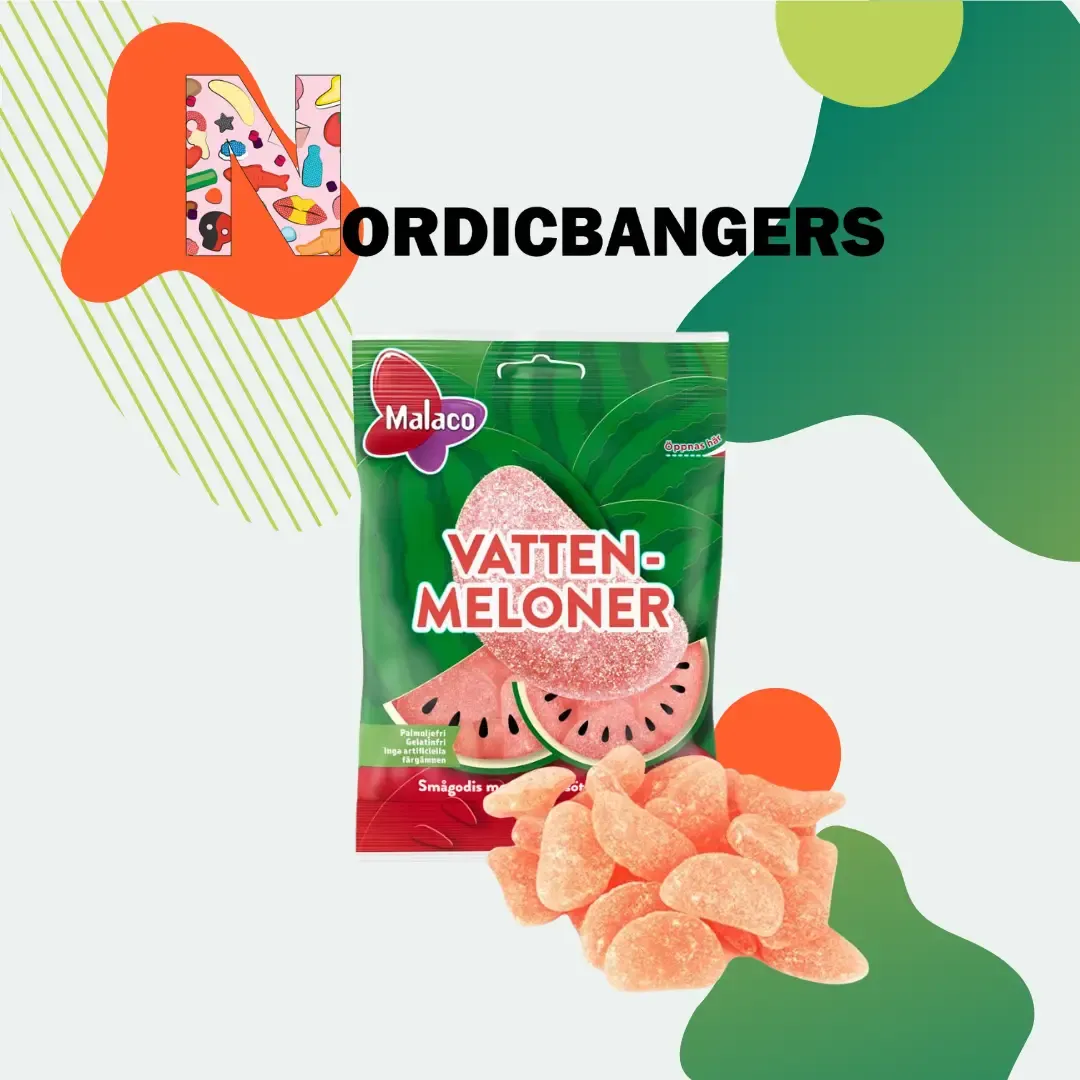 Swedish Candy - Malaco Sour Watermelons