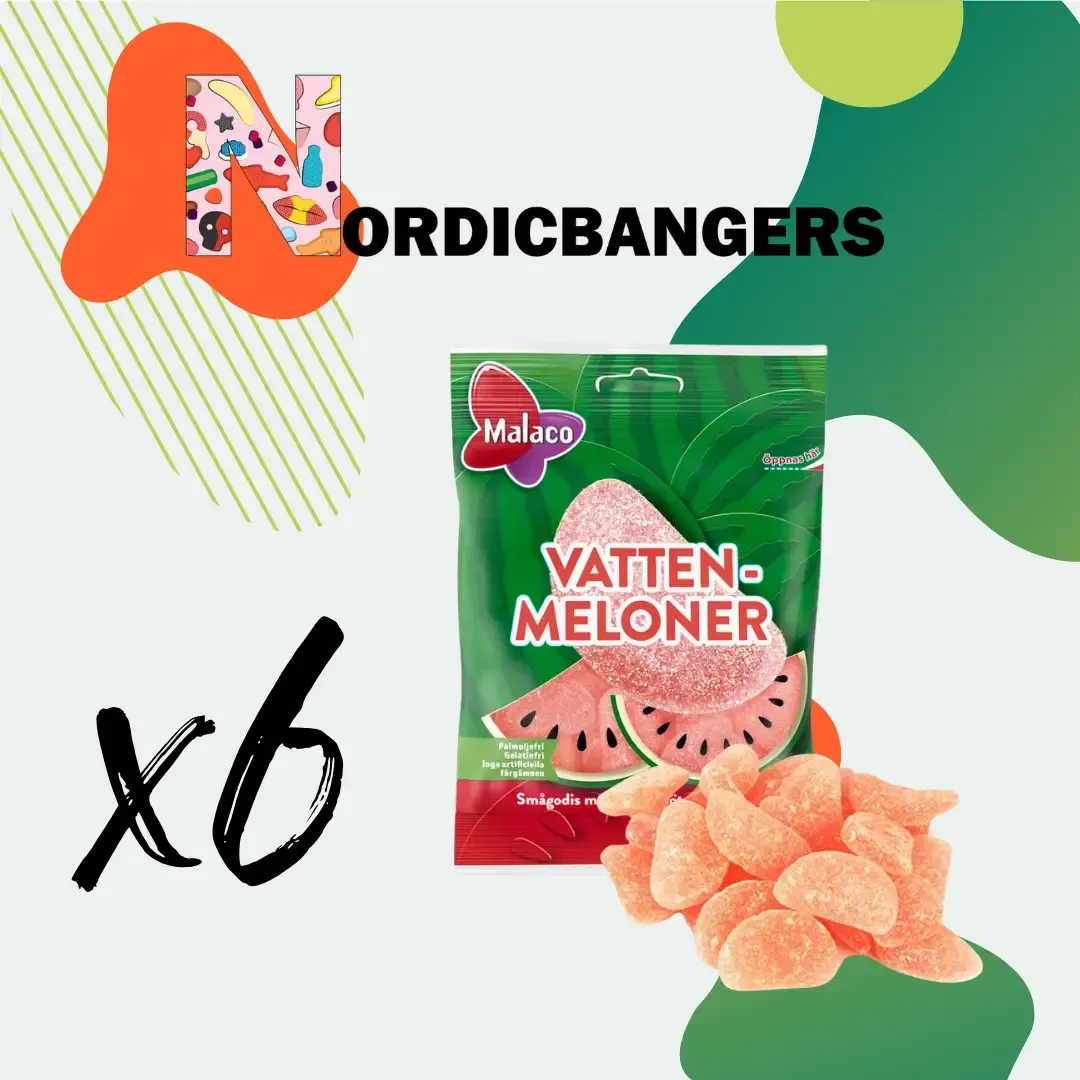 Swedish Candy - Malaco Sour Watermelons variant