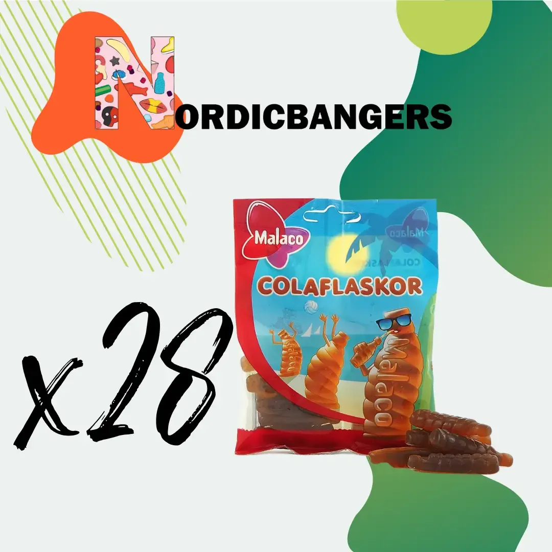Swedish Candy - Malaco Cola Bottles variant