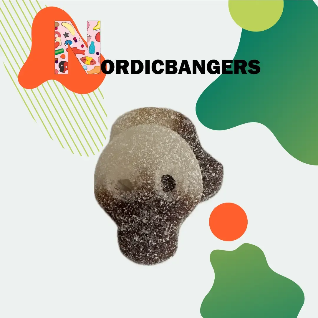 Swedish candy - Cola sour Skulls