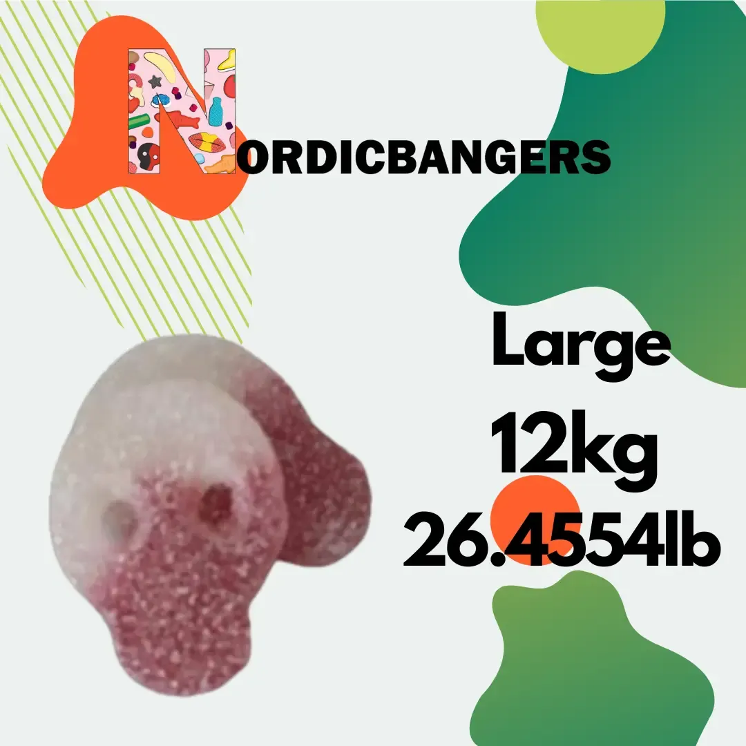 Swedish candy - Danish Sour skull variant