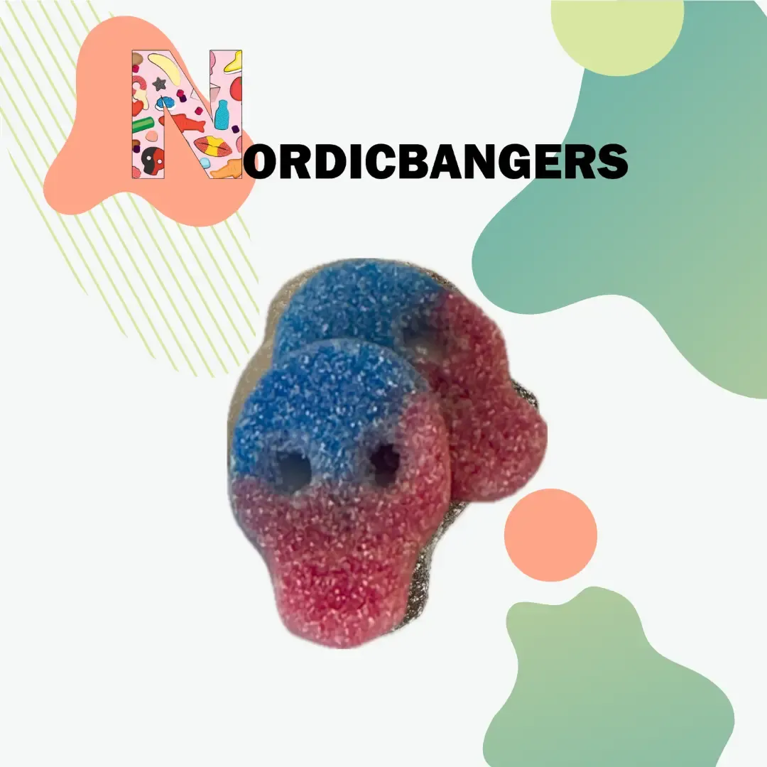 Swedish candy - Veggie Fizzy Skulls