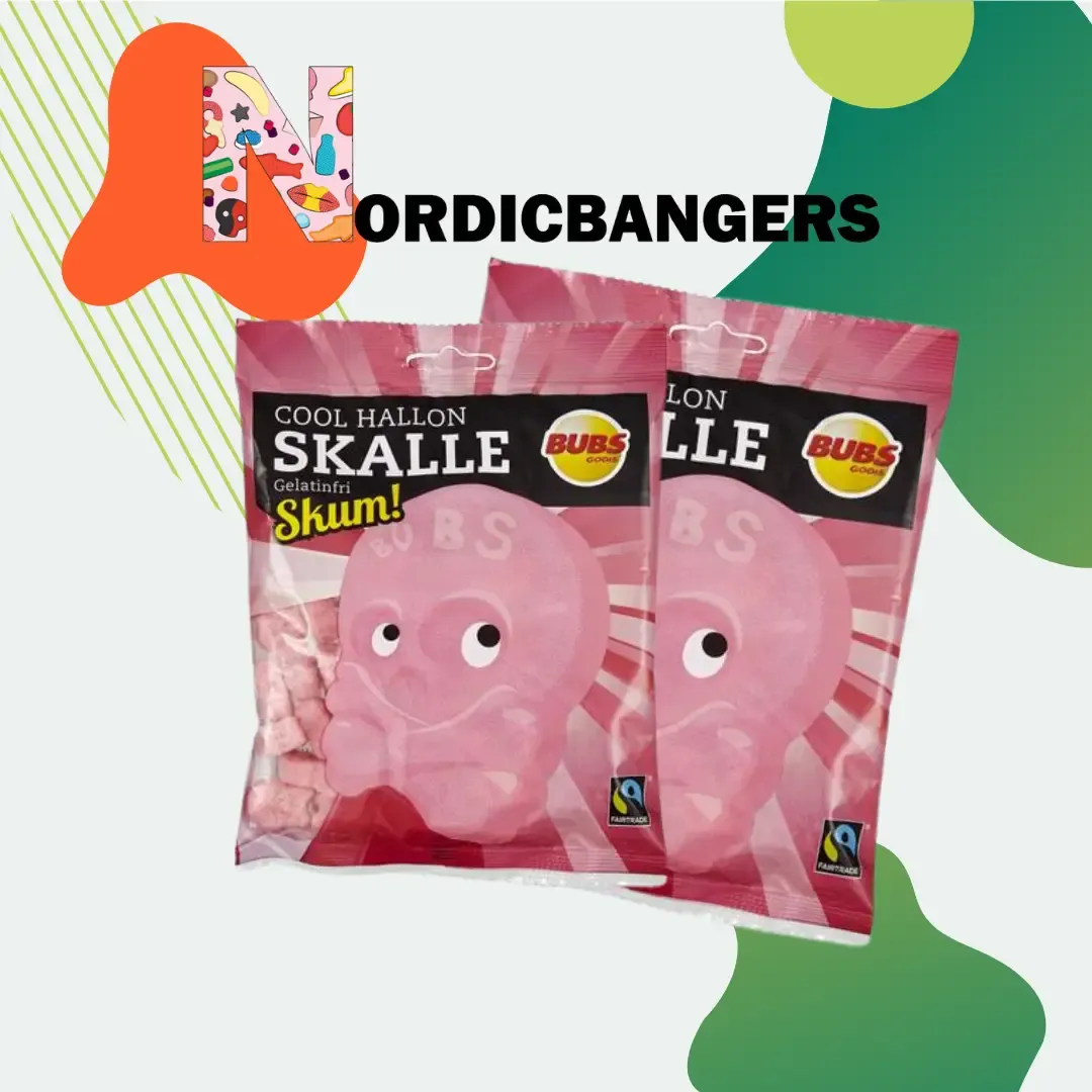 Swedish Candy - Bubs Cool Raspberry Skull Foam