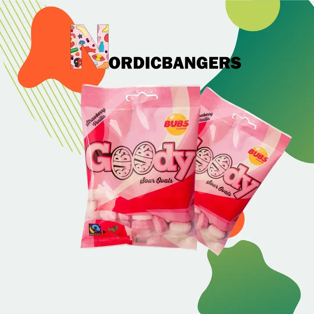 Swedish Candy - Bubs Strawberry/Vanilla Goodie