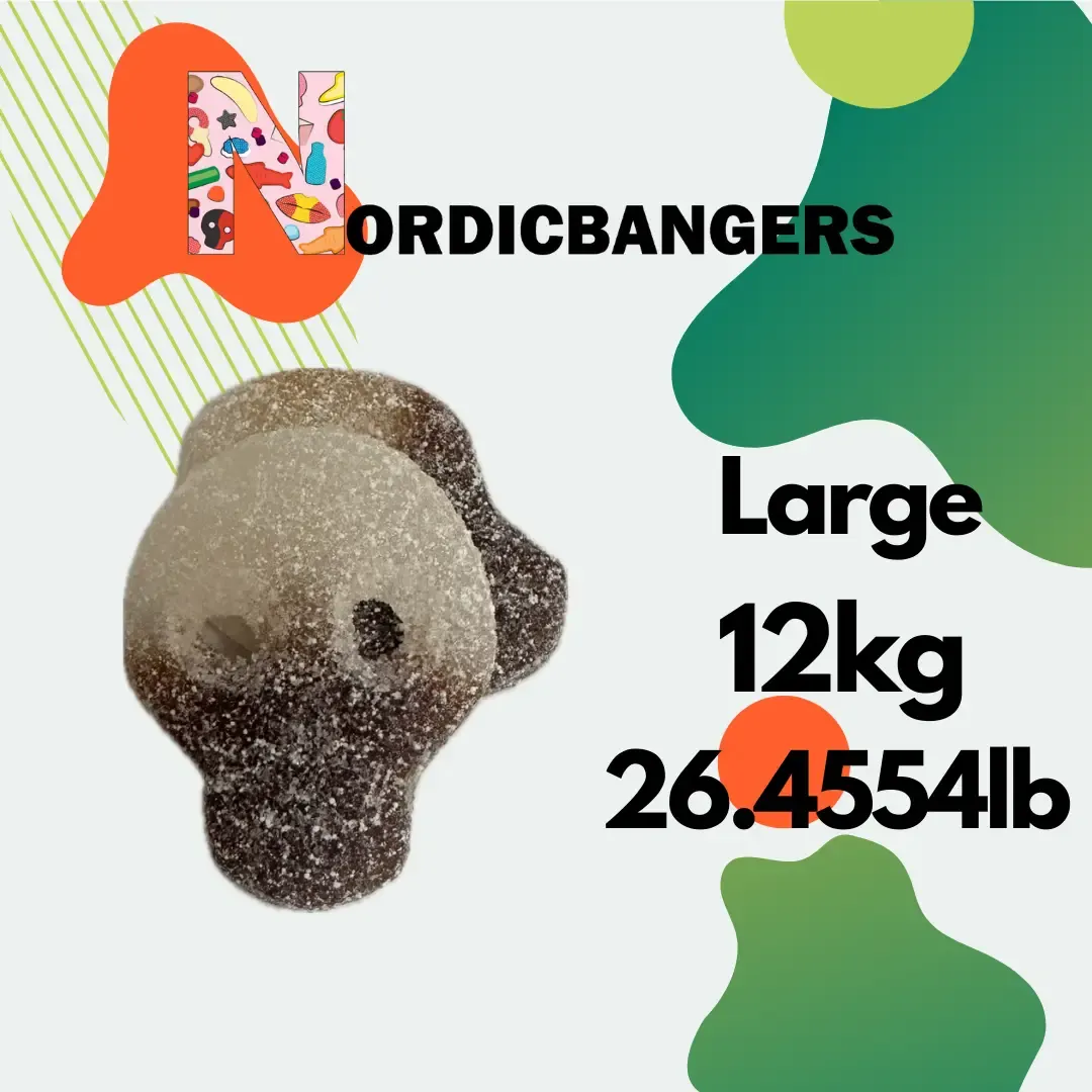 Swedish candy - Cola sour Skulls variant