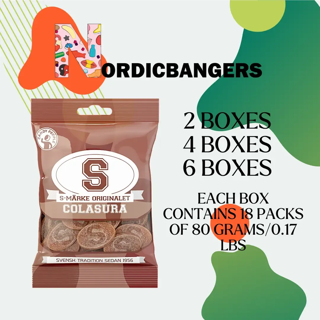 Swedish Candy - S-mark Sour Cola variant