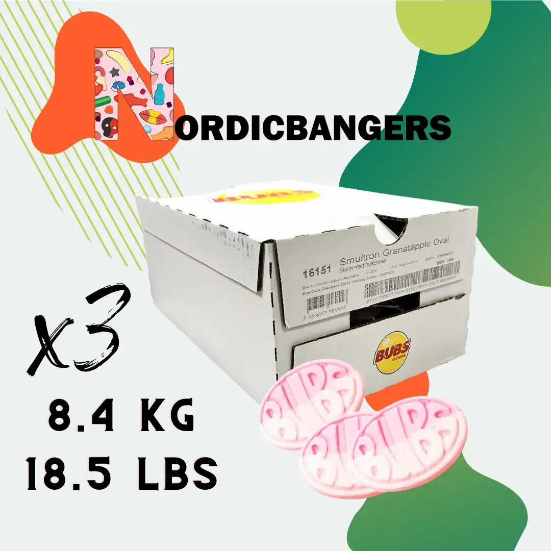 Swedish Candy - Bubs Wild Strawberry/Pomegranate variant